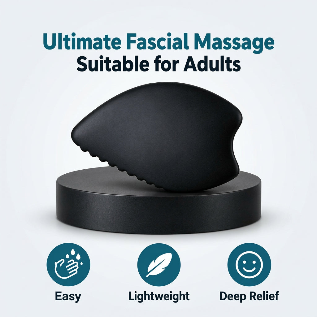 Gua sha on a plinth: ultimate fascial massage, easy, lightweight, deep relief