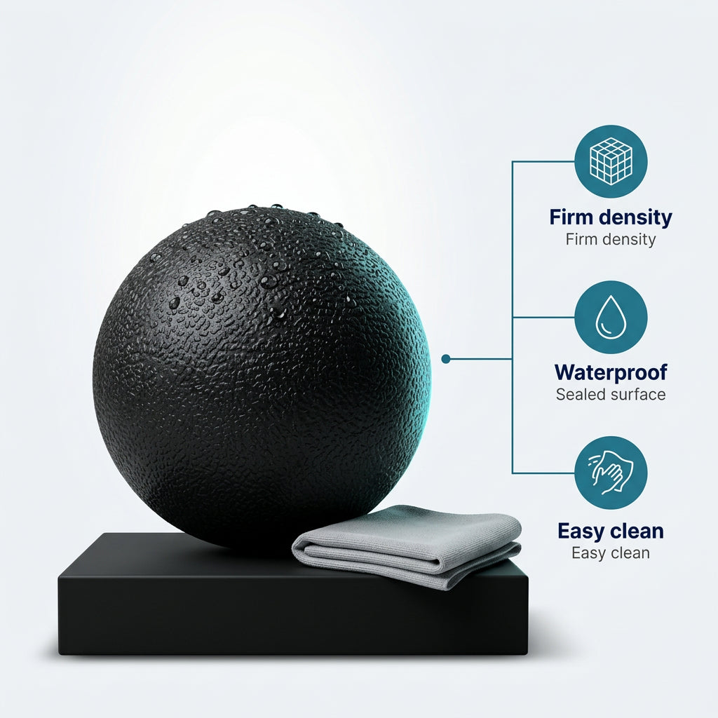 Massage ball materials: firm density, sweat resistant, easy to clean