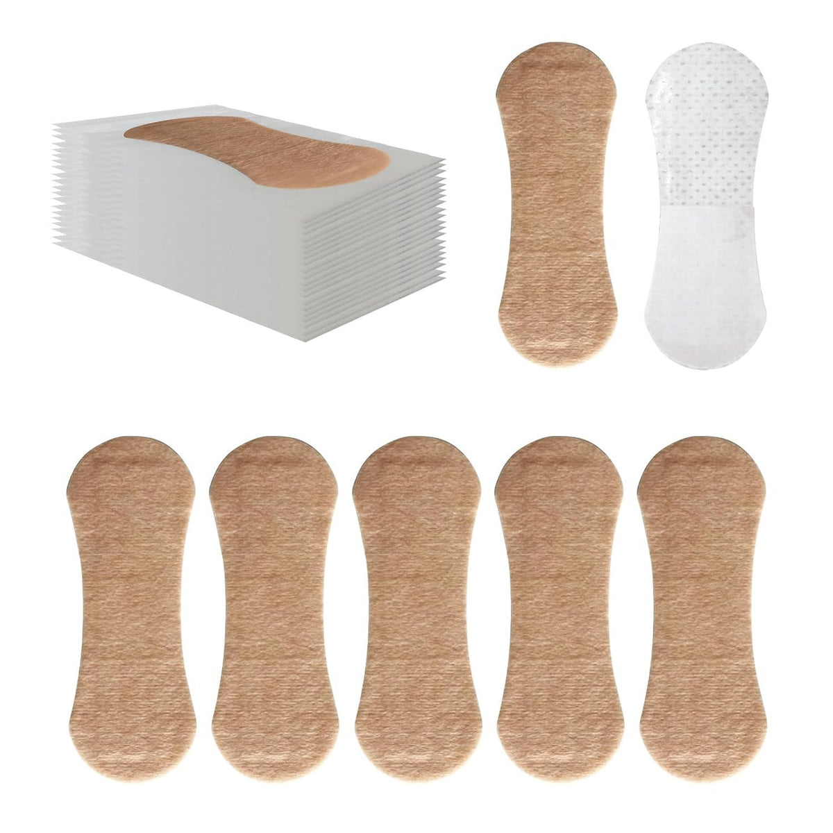 Skin-tone nasal strips