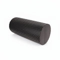 Black Skelgear textured foam roller on a white background