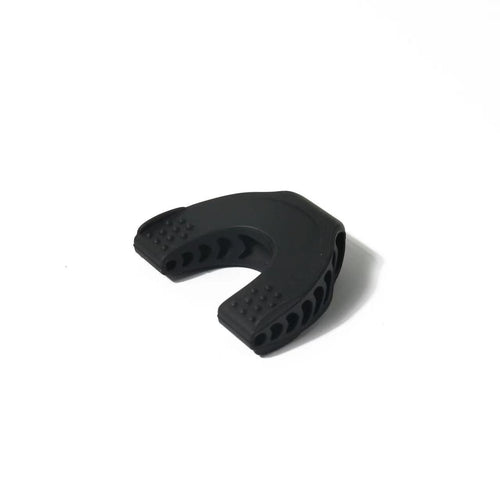 Black Skelgear U-shaped jaw trainer on a white background