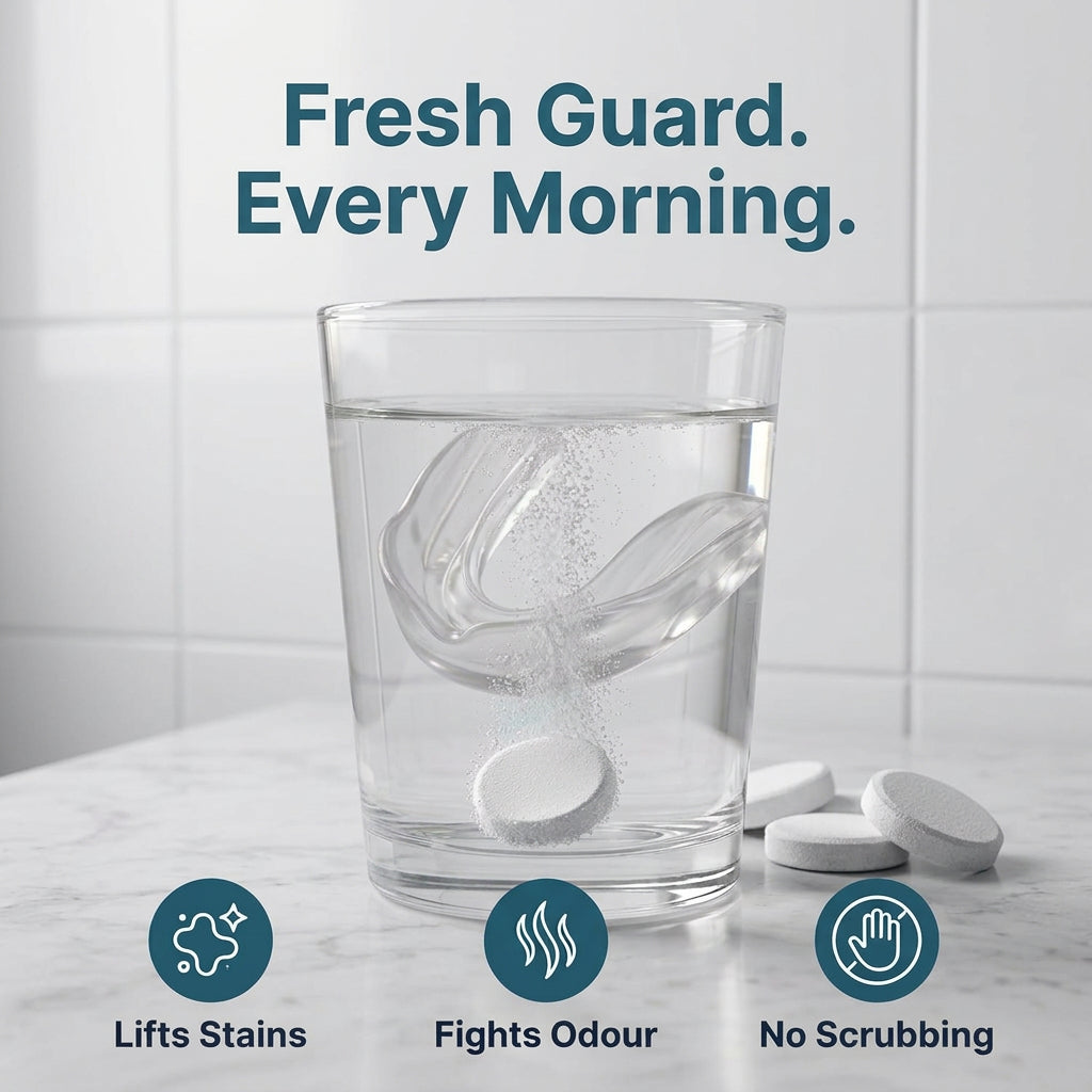 Cleaning tablets lift stains and fight odour with no scrubbing